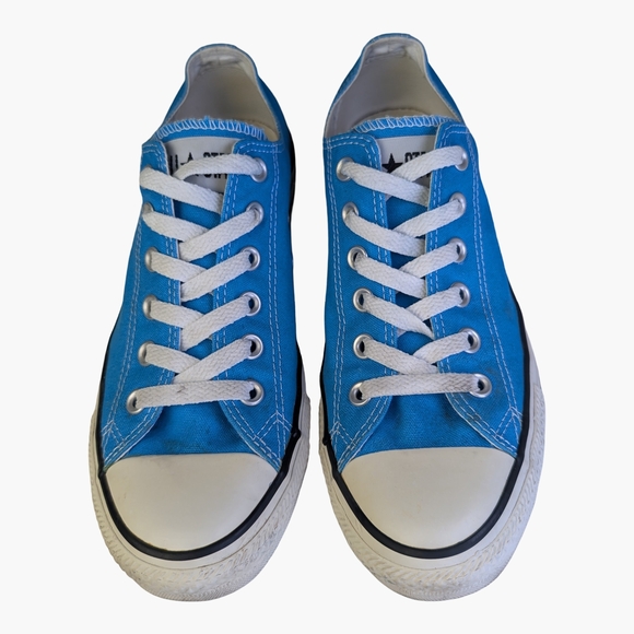 Converse Chuck Taylor All Star Blue Low Top Sneakers | Women’s 9 Men’s 7 - Picture 3 of 11